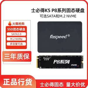 -M2固态P8K5电脑SATA128G240G256G512GSSDNVME士必得硬盘120G