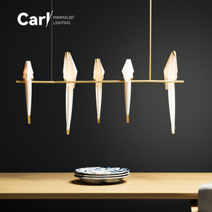 荷兰Moooi千纸鹤餐厅吊灯北欧后现代个性设计师吧台岛台餐桌灯具