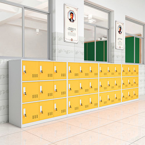 员工更衣柜密码锁储物柜鞋柜多门存放铁柜学校班级教室学生书包柜