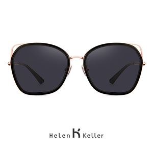 海伦凯勒猫耳朵近视大牌墨镜女款偏光防紫外线太阳眼镜正品高级感