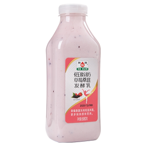 和润0脂肪0蔗糖酸奶发酵乳低脂果味原味草莓桑葚蓝莓880g