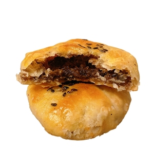黄石猪油饼400g湖北特产香酥小吃传统手工糕点芝麻夹心馅饼