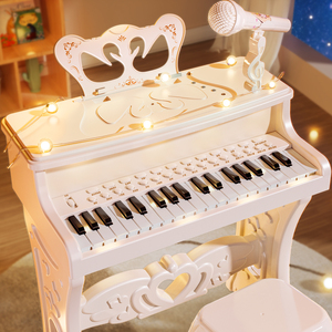 儿童钢琴玩具可弹奏电子琴初学女孩2宝宝3岁5小孩生日1礼物周岁两