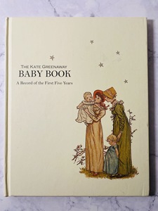 英文原版绘本中古复古绘本Kate Greenaway Baby Book a Record of