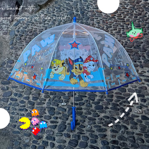汪汪队雨伞儿童男孩宝宝儿童伞女孩幼儿园女童卡通雨伞轻便长柄