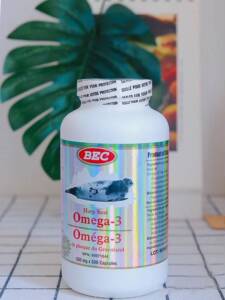 现货加拿大BEC海豹油500mg500粒记忆心脑血管健康omega-3dha epa