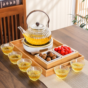 玻璃茶壶泡茶家用2024新款电陶炉烧水养生壶蒸煮茶器专用茶具套装