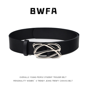 BWFA新品抽象土星中性男女款腰带皮带年轻人裤带潮流设计感小众