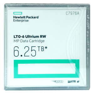 惠普（HPE)磁带机磁带库存储磁带含条码标签 HPE1盘装 LTO6 6.25T