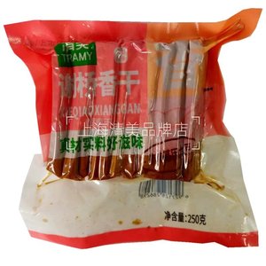 上海清美推荐特产豆制品谢桥香干250g厨房食材发江浙沪皖