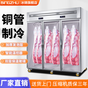 冰铸挂肉柜商用保鲜柜猪羊牛肉冷冻展示柜冷藏冷鲜立式肉排酸冰柜