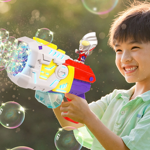 奥特曼泡泡机儿童手持全自动2024网红新款多孔户外七彩泡泡枪玩具