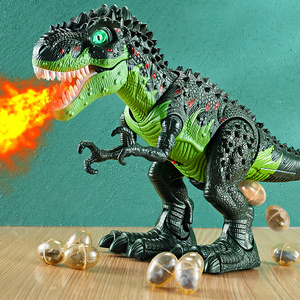 儿童大恐龙玩具男孩大号电动遥控会走喷火霸王龙模型仿真下蛋动物