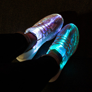 UncleJerry Size 25-47 New Summer Led Fiber Optic Shoes for g