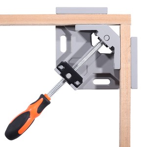 夹夹木工工具0具万用鱼缸固定夹 直角紧相框9夹子°夹器可。角