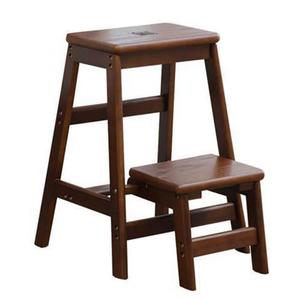 启珀梯凳美式实木创意折叠凳简约高低梯凳厨房凳穿鞋凳子折叠家用