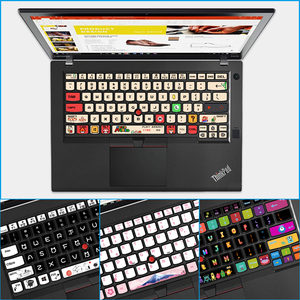 ThinkPad联想E14 T14S E490 L480 E495 T470 Gen3 P14S L460 2023款笔记本电脑键盘贴按键贴纸卡通个性定制