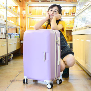 乐雅途韩版20英寸小行李箱女万向轮子母拉杆箱学生24英寸旅行箱男