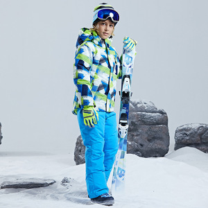 儿童滑雪服套装新款专业男童女童滑雪衣裤加厚防水防寒冲锋衣东北