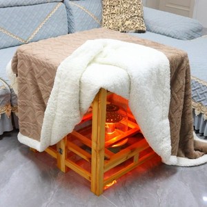 电暖炉烤火桌子罩套烤火被子电炉烤火炉加厚取暖毛毯烤火箱毯子