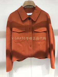 2020冬款维格娜丝VGRASS国内专柜正品大衣短款外套VSWTL40560