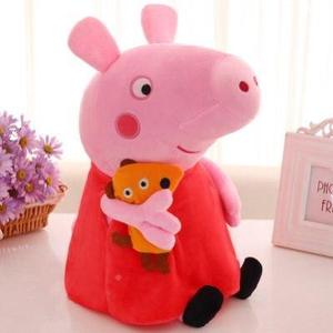 佩琪毛绒玩日具抱枕布娃娃公仔小猪其(他)它乔治猪玩偶儿童可爱猪
