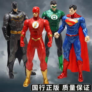 正义联盟蝙蝠侠大战超人DC闪电侠关节可动人偶声光版手办模型玩具