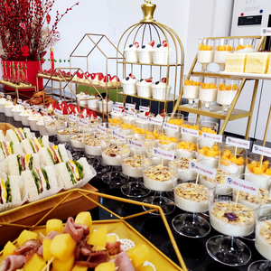 上海商务会议茶歇企业员工下午茶点心蛋糕生日婚礼甜品台可定制