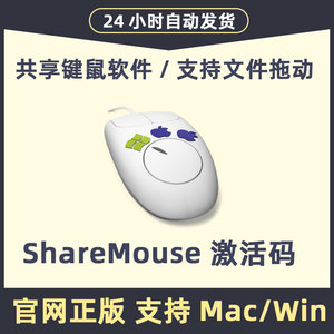 ShareMouse 共享鼠标键盘切换多系统屏幕官网正版激活码Win+Mac