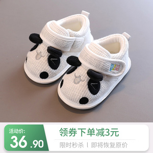 春秋季婴儿鞋软底4-6-12个月男学步鞋女宝宝一岁休闲防滑不掉单鞋