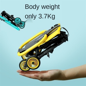 Two-way baby stroller ultra-light small portable folding car