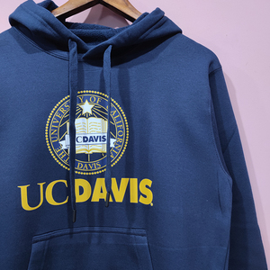 春秋冬加绒/薄款加州大学戴维斯分校UC Davis连帽宽松男女卫衣