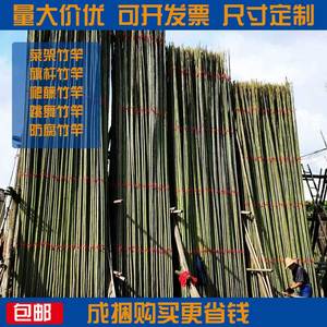 竹竿菜园搭架豆角葡萄小竹子粗细菜架2米3米长爬藤长竹杆条棍旗杆