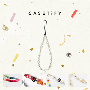 CASETiFY 珠饰/彩虹 适用于iPhone全系列便携手机挂链配件