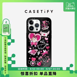 CASETiFY艺术家联名 丘比特猫by Mond Kim 适用于iPhone15/14/13/Pro/Max镜面手机壳