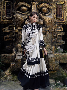 新款卡赛诺火把节彝族服装一整套民族特色旅拍写真少女爆款全套