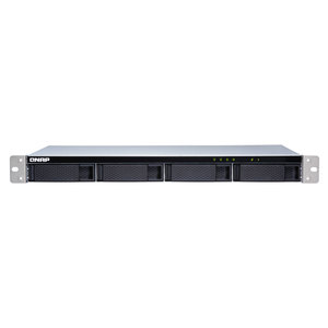QNAP威联通TL-R400S四盘机架式短机箱SATA 接口多通道网络存储器扩充设备 NAS扩展柜