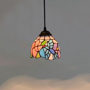 灯蒂凡尼田园床头欧式壁灯镜前卧室地中海创意玻璃美式台灯过道间