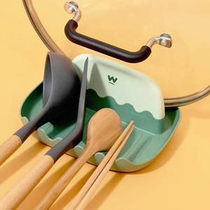 厨房创意小工具锅盖放置架锅铲架子筷子临时沥水汤汁收纳盒