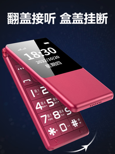 纽曼W69双屏4G全网通翻盖手机老人机老年手机大屏 纽曼 W69(K19)