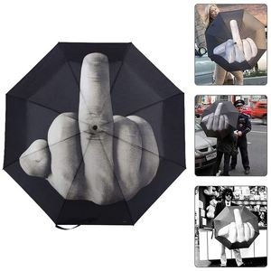 创意个性竖中指伞时尚UpYours 嘲讽特色搞怪鄙视三折伞遮阳雨伞