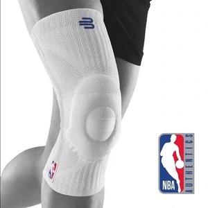 新款德国鲍尔芬  护膝黑白防滑款护膝篮球跑步半月板专业运动护具