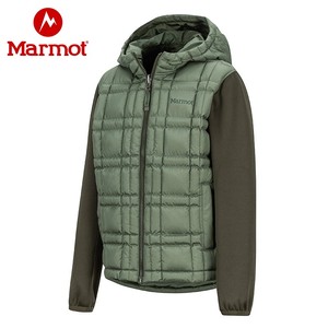Marmot土拨鼠户外运动秋冬新款男童耐磨保暖带帽3M棉面包棉服