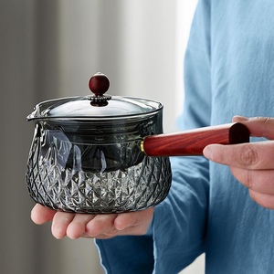 耐热玻璃煮茶壶逍遥壶家用懒人茶器360度旋转泡茶壶小青柑壶禾器