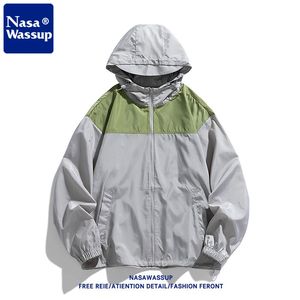 Nasa Wassup速干防晒衣机能风情侣夏季钓鱼服防紫外线外套薄冰感