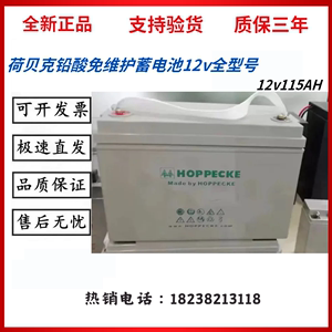 HOPPECKE荷贝克蓄电池trak bloc115/12V115AH洗地车/扫地车专用