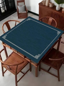 麻将机桌桌布垫子打扑克牌桌垫四方桌专用台布正方形加厚静音毯子