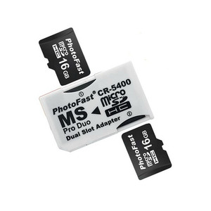 TF转MS卡套 MS适配器  双卡套 CR5400卡套 双马甲 PSP记忆棒卡托