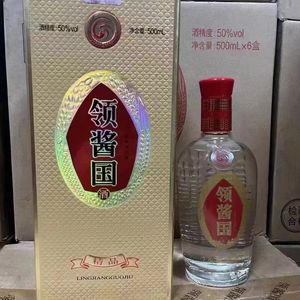 2014年产杭州娃哈哈白酒领酱国酒50度浓香型白酒500ml*6瓶