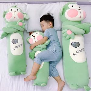 儿童抱枕睡觉专用男孩婴儿安抚猴子毛绒玩具抱抱玩偶宝宝抱睡玩偶